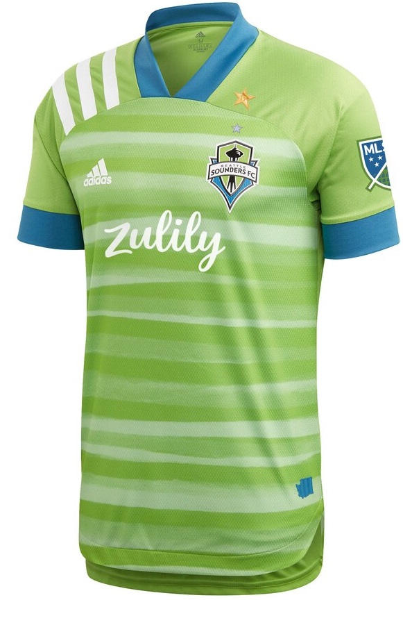 Camisa oficial Adidas Seattle Sounders 2020 I jogador